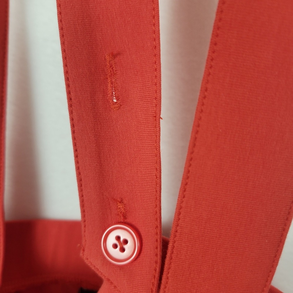 Disney Winnie The Pooh Balloon Ride Suspender Skirt Size M Red Pinafore Skater - Picture 9 of 14
